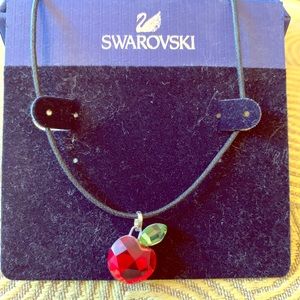 Swarovski cherry charm necklace